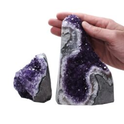 2kg Amethyst Crystal Geode Specimen Set 2 Pieces DV227 5 Amethyst Crystal Geode Specimen Set 2 Pieces DV227 | Crystal Factory