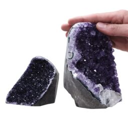 1.7kg Amethyst Crystal Geode Specimen Set 2 Pieces DV229 5 Amethyst Crystal Geode Specimen Set 2 Pieces DV229 | Crystal Factory