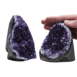 1.5kg Amethyst Crystal Geode Specimen Set 2 Pieces DV239 5 Amethyst Crystal Geode Specimen Set 2 Pieces DV239 | Crystal Factory