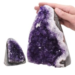 2.7kg Amethyst Crystal Geode Specimen Set 2 Pieces DV240 5 Amethyst Crystal Geode Specimen Set 2 Pieces DV240 | Crystal Factory