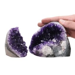 1.3kg Amethyst Crystal Geode Specimen Set 2 Pieces DV244 5 Amethyst Crystal Geode Specimen Set 2 Pieces DV244 | Crystal Factory