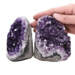 1.4kg Amethyst Crystal Geode Specimen Set 2 Pieces DV248 5 Amethyst Crystal Geode Specimen Set 2 Pieces DV248 | Crystal Factory