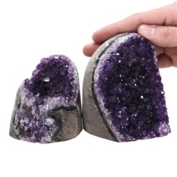 1.3kg Amethyst Crystal Geode Specimen Set 2 Pieces DV251 5 Amethyst Crystal Geode Specimen Set 2 Pieces DV251 | Crystal Factory