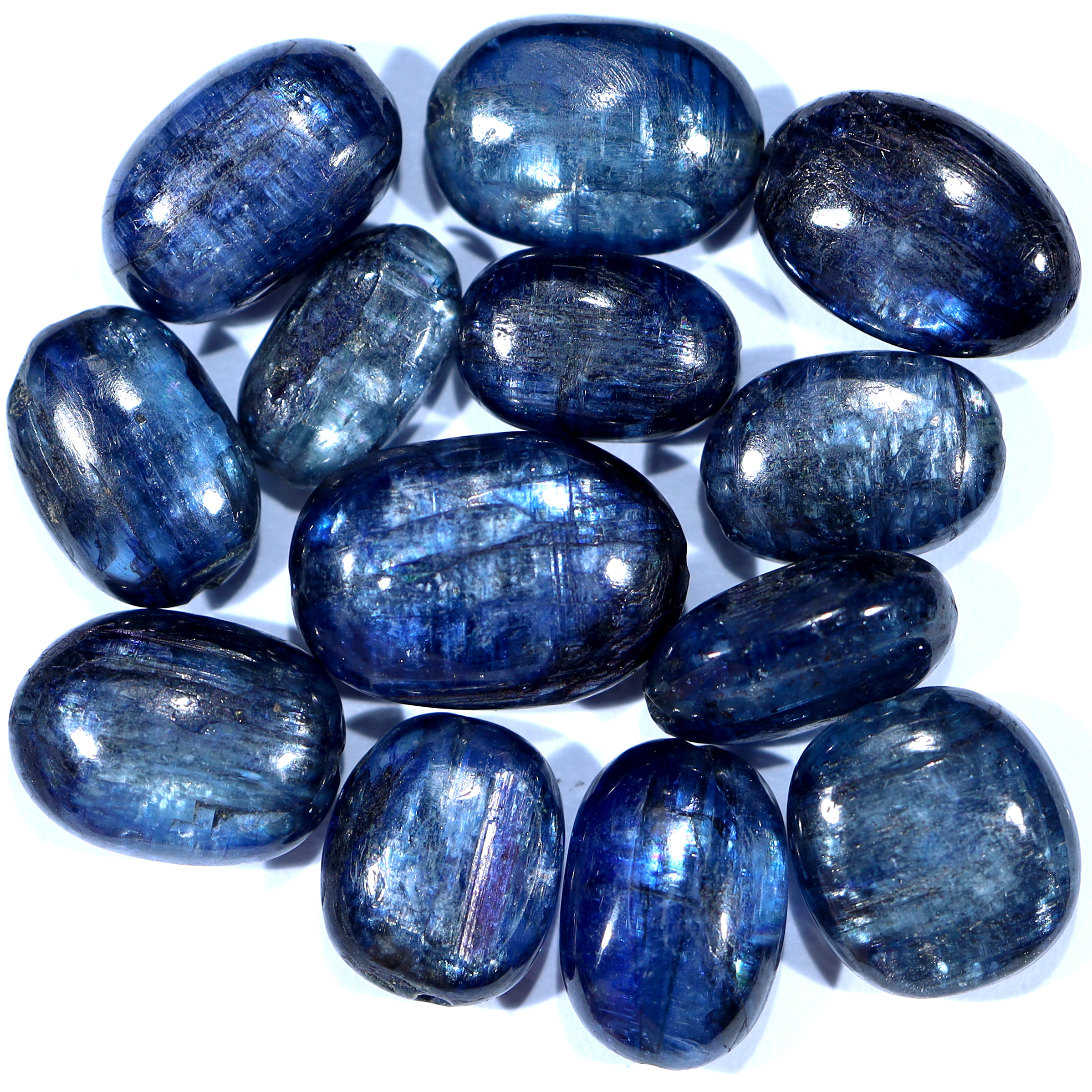 Kyanite Faceted Stones Parcel 13 pieces DV195 3 Kyanite Faceted Stones Parcel 13 pieces DV195 | Crystal Factory