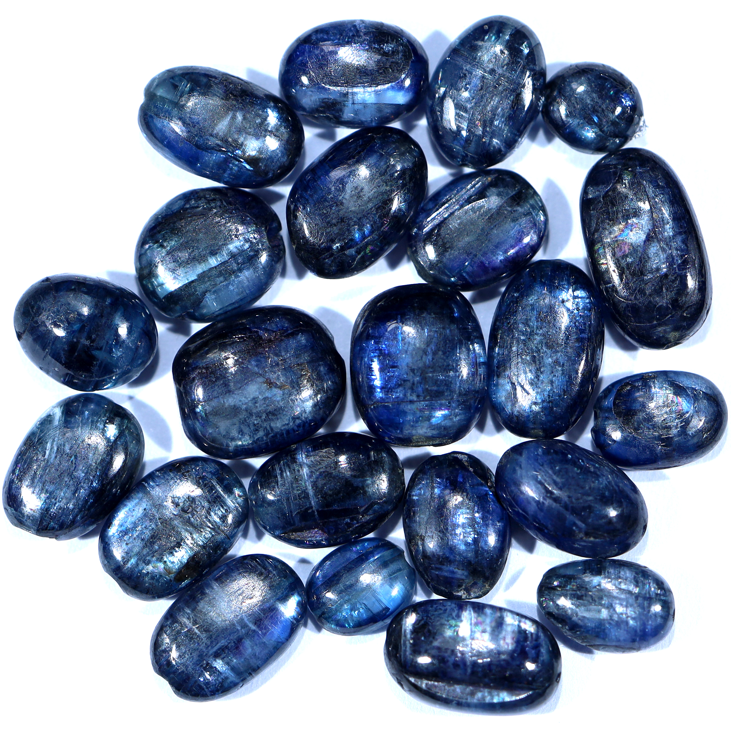 Kyanite Faceted Stones Parcel 22 pieces DV196 3 Kyanite Faceted Stones Parcel 22 pieces DV196 | Crystal Factory