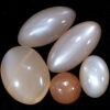 Moonstone Cabochon Stones Parcel 5 Pieces DV176 | Crystal Factory
