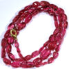 Natural Pink Tourmaline Beads Necklace DV221 | Crystal Factory