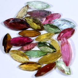 Natural Tourmaline Marquise Faceted Crystal Stones Parcel 23 pieces DV218 | Crystal Factory