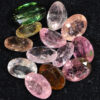 Natural Tourmaline Oval Faceted Crystal Stones Parcel 13 pieces DV216 | Crystal Factory