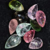 Natural Tourmaline Oval Faceted Crystal Stones Parcel 10 pieces DV217 | Crystal Factory