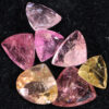 Natural Tourmaline Trillion Cut Crystal Stones Parcel 7 pieces DV214 | Crystal Factory