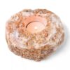 Orchid Calcite Tealight Candle Holder | Crystal Factory