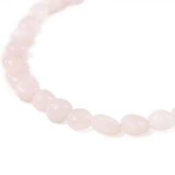 Rose Quartz Beads Necklace | Crystal Factory