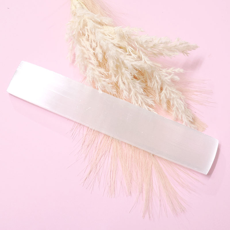 Selenite Polished Flat Slab 3 Selenite Polished Flat Slab | Crystal Factory