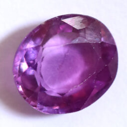 Uruguay Amethyst Oval Faceted Crystal Stone DV187 | Crystal Factory