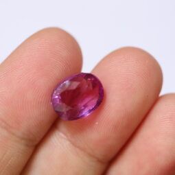 Uruguay Amethyst Oval Faceted Crystal Stone DV188 | Crystal Factory