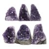 2.16kg Amethyst Polished Crystal Geode Specimen Set 6 Pieces S1488 1 Amethyst Polished Crystal Geode Specimen Set 6 Pieces S1488 | Crystal Factory