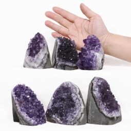 2.53kg Amethyst Polished Crystal Geode Specimen Set 6 Pieces S1490 5 Amethyst Polished Crystal Geode Specimen Set 6 Pieces S1490 | Crystal Factory