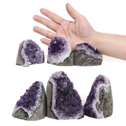 2.47kg Amethyst Polished Crystal Geode Specimen Set 6 Pieces S1492 5 Amethyst Polished Crystal Geode Specimen Set 6 Pieces S1492 | Crystal Factory