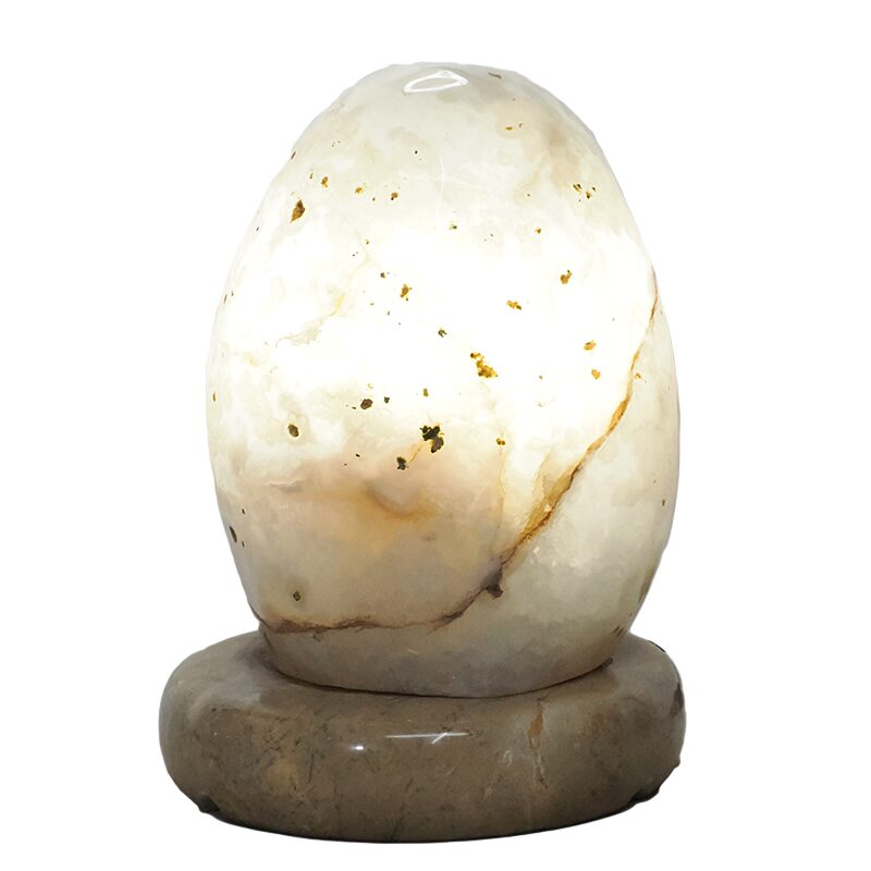 4.40kg Brazilian River Agate Lamp with LED Bulb DB690 4 Brazilian River Agate Lamp DB690 | Crystal Factory