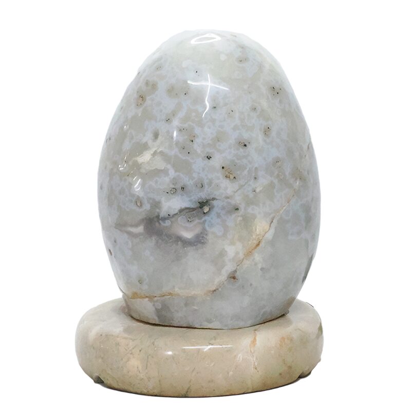 4.40kg Brazilian River Agate Lamp with LED Bulb DB690 3 Brazilian River Agate Lamp DB690 | Crystal Factory