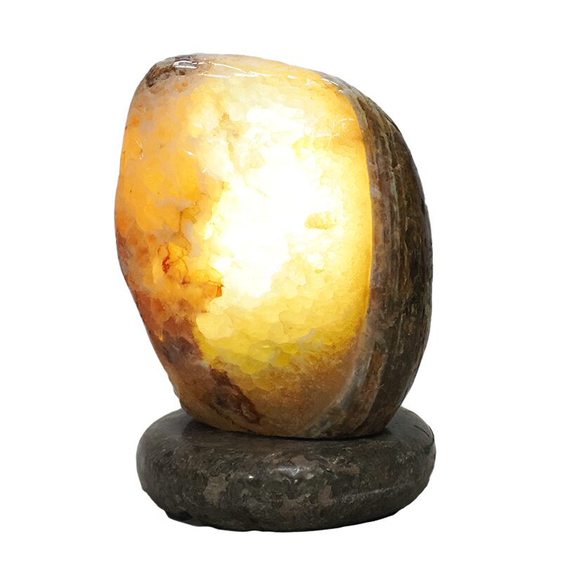 2.70kg Brazilian River Agate Lamp with LED Bulb DB695 4 Brazilian River Agate Lamp DB695 | Crystal Factory