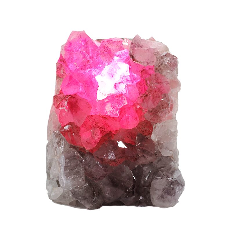 2kg Natural Amethyst Crystal Lamp with Purple LED DS2831 4 Natural Amethyst Crystal Lamp DS2831 | Crystal Factory