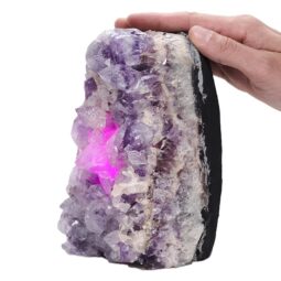 3.5kg Natural Amethyst Crystal Lamp with Purple LED DS2832 7 Natural Amethyst Crystal Lamp DS2832 | Crystal Factory