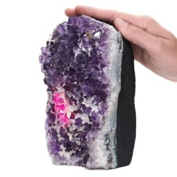 3.8kg Natural Amethyst Crystal Lamp with Purple LED DS2834 7 Natural Amethyst Crystal Lamp DS2834 | Crystal Factory