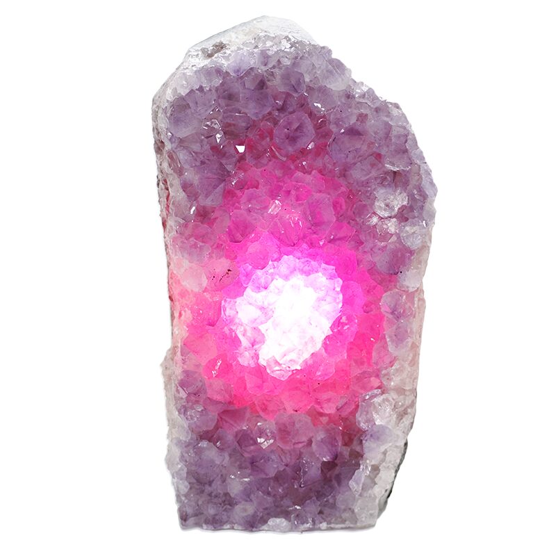2.4kg Natural Amethyst Crystal Lamp with Purple LED DS2835 4 Natural Amethyst Crystal Lamp DS2835 | Crystal Factory