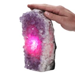 2.4kg Natural Amethyst Crystal Lamp with Purple LED DS2835 7 Natural Amethyst Crystal Lamp DS2835 | Crystal Factory