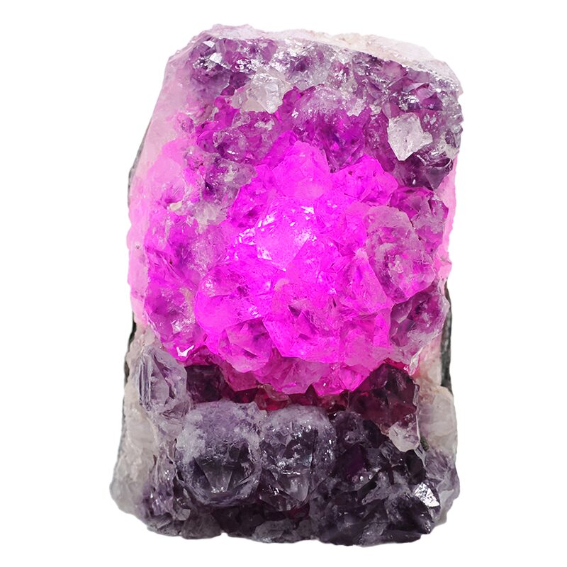 4kg Natural Amethyst Crystal Lamp with Purple LED DS2836 4 Natural Amethyst Crystal Lamp DS2836 | Crystal Factory