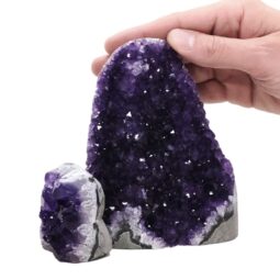 1.3kg Amethyst Crystal Geode Specimen Set 2 Pieces DV291 5 Amethyst Crystal Geode Specimen Set 2 Pieces DV291 | Crystal Factory