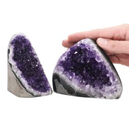 1.3kg Amethyst Crystal Geode Specimen Set 2 Pieces DV255 5 Amethyst Crystal Geode Specimen Set 2 Pieces DV255 | Crystal Factory