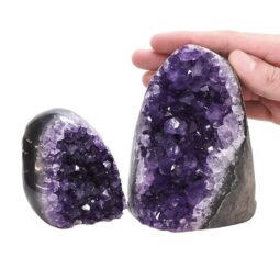 1.3kg Amethyst Crystal Geode Specimen Set 2 Pieces DV256 5 Amethyst Crystal Geode Specimen Set 2 Pieces DV256 | Crystal Factory