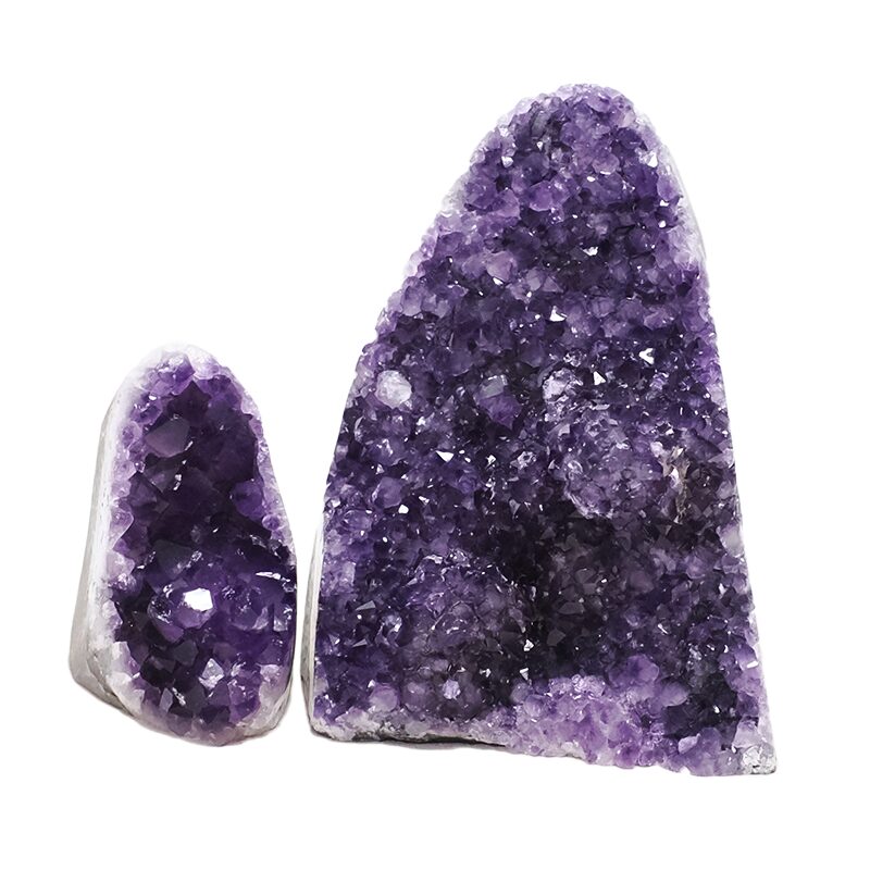 1.5kg Amethyst Crystal Geode Specimen Set 2 Pieces DV264 3 Amethyst Crystal Geode Specimen Set 2 Pieces DV264 | Crystal Factory