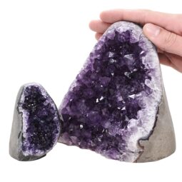 2.3kg Amethyst Crystal Geode Specimen Set 2 Pieces DV266 5 Amethyst Crystal Geode Specimen Set 2 Pieces DV266 | Crystal Factory