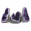 1.5kg Amethyst Crystal Geode Specimen Set 3 Pieces DV273 2 Amethyst Crystal Geode Specimen Set 3 Pieces DV273 | Crystal Factory