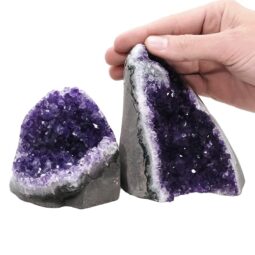 1.4kg Amethyst Crystal Geode Specimen Set 2 Pieces DV281 5 Amethyst Crystal Geode Specimen Set 2 Pieces DV281 | Crystal Factory