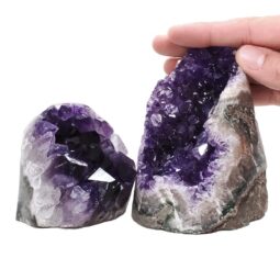 1.3kg Amethyst Crystal Geode Specimen Set 2 Pieces DV282 5 Amethyst Crystal Geode Specimen Set 2 Pieces DV282 | Crystal Factory