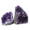 1.4kg Amethyst Crystal Geode Specimen Set 2 Pieces DV283 1 Amethyst Crystal Geode Specimen Set 2 Pieces DV283 | Crystal Factory