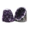 Amethyst Crystal Geode Specimen Set 2 Pieces DV285 | Crystal Factory