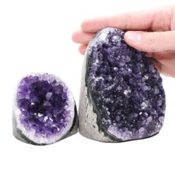1.3kg Amethyst Crystal Geode Specimen Set 2 Pieces DV296 5 Amethyst Crystal Geode Specimen Set 2 Pieces DV296 | Crystal Factory
