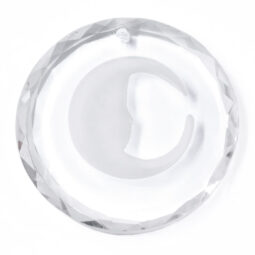 High Class Crystal Engraved - Moon Face | Crystal Factory