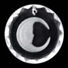 High Class Crystal Engraved - Moon Face | Crystal Factory