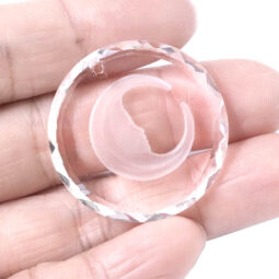 High Class Crystal Engraved - Moon Face | Crystal Factory