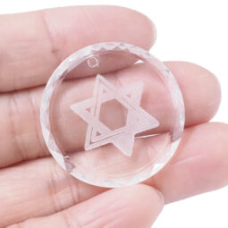 High Class Crystal Engraved - Star of David | Crystal Factory