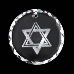 High Class Crystal Engraved - Star of David | Crystal Factory
