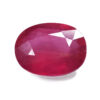 Ruby Oval Faceted Gemstone - Medium | Crystal Factory