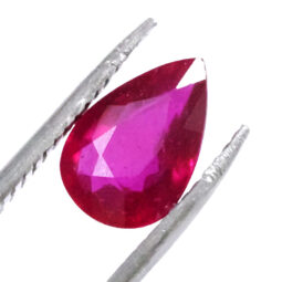 Ruby Pear Faceted Gemstone – Mini | Crystal Factory